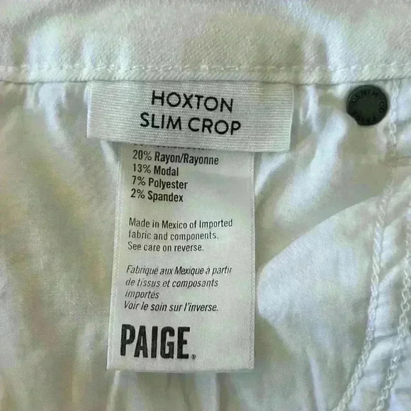 Paige Hoxton Slim Crop Jeans - Picture 10 of 16